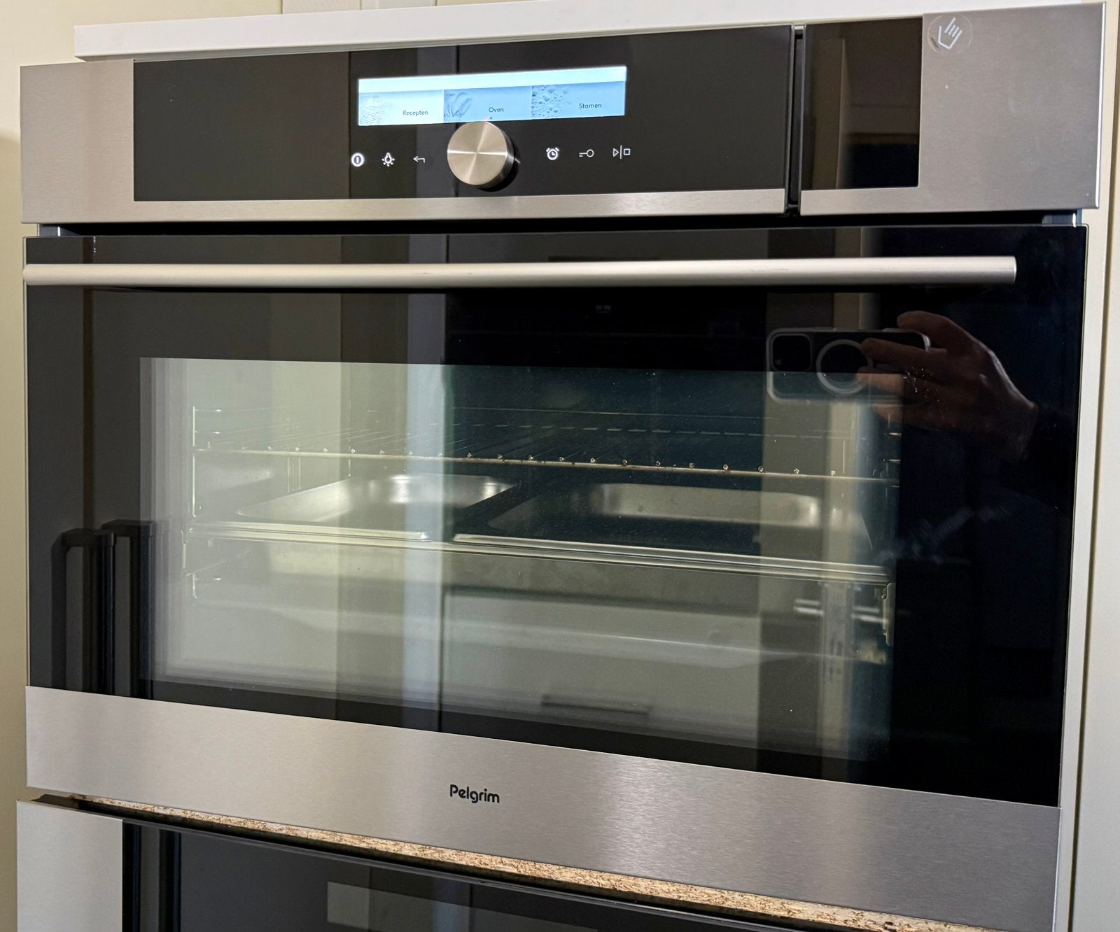 ZGAN !!!PELGRIM inbouw Combi-OVEN/Stoomoven OVS824RVS, Hete lucht, Pelgrim, Ophalen of Verzenden, Combi-oven