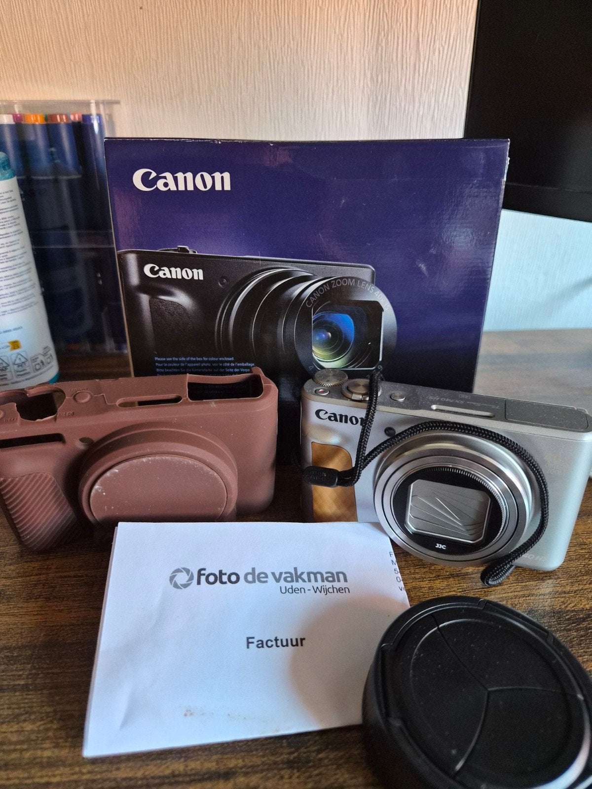Canon PowerShot SX740 HS lite compactcamera - Z.G.A.N., Audio, Tv en Foto, Fotocamera's Digitaal, Ophalen, Handleiding, Canon