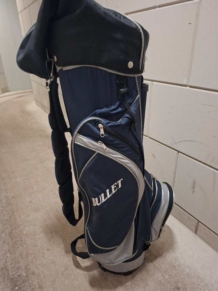 Zo goed als nieuwe donkerblauwe golftas, Ophalen, Zo goed als nieuw, Tas, Overige merken