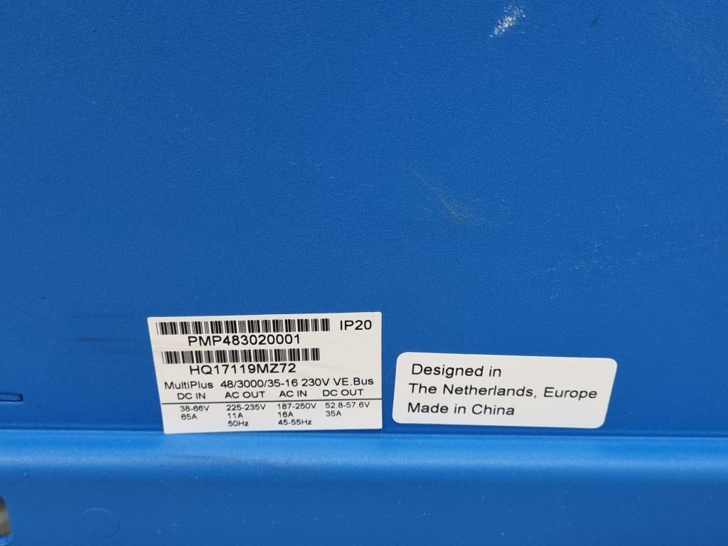 8913 Victron Multiplus omvormer lader 48 3000 35-16, Niet ingevuld, Niet ingevuld, Niet ingevuld