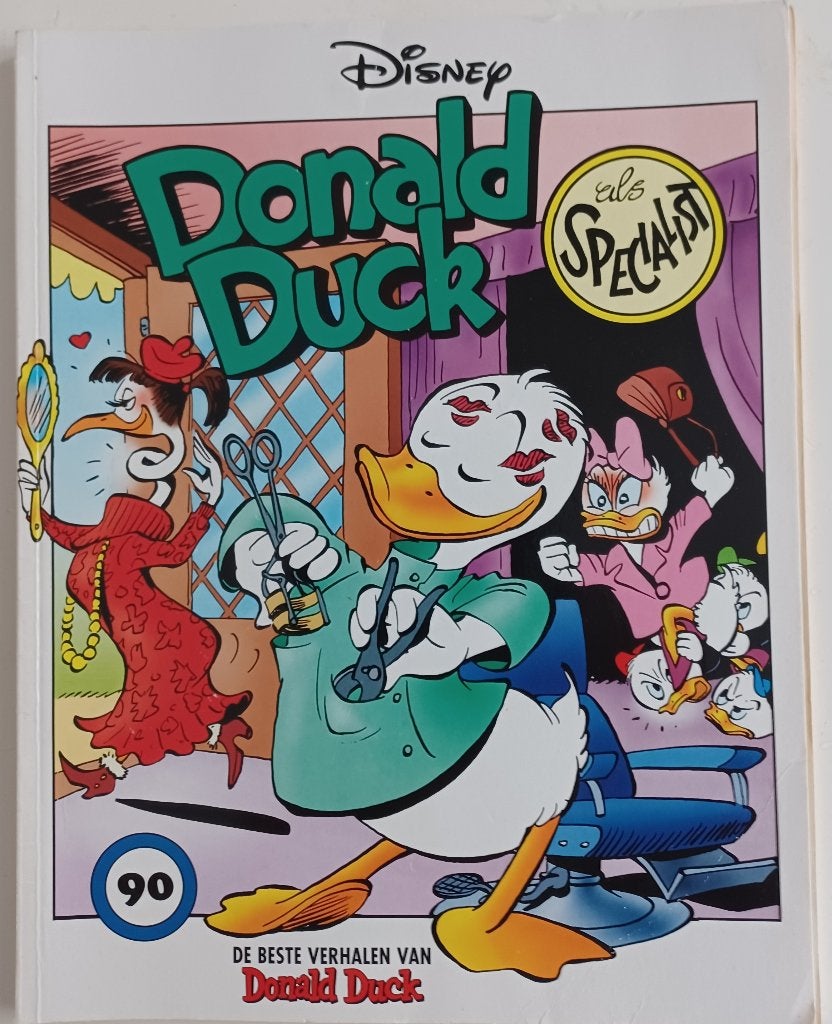 donald duck als specialist 90, Gelezen, Ophalen of Verzenden, Walt Disney, Eén stripboek
