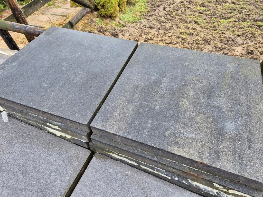 10m² terrastegels gemêleerd grijs 60x60x6cm s-partij, Tuin en Terras, Tegels en Klinkers, Ophalen, Nieuw, 10 m² of meer, Beton