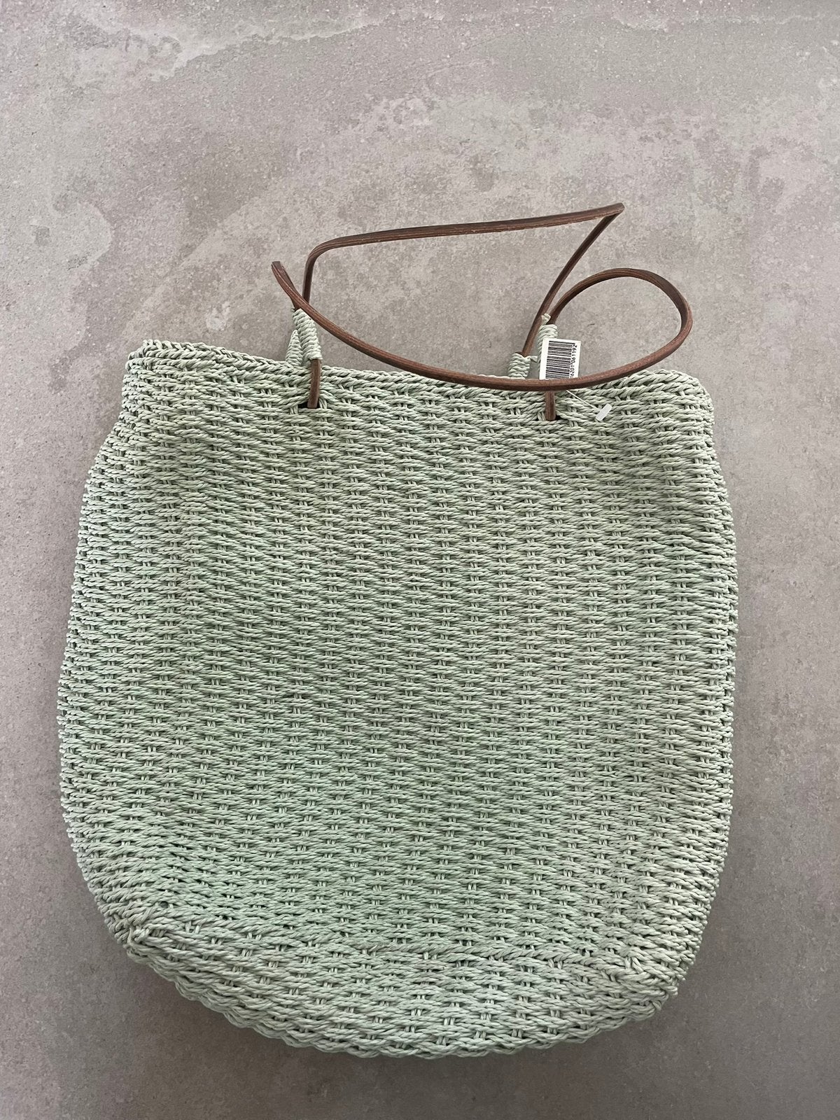 Mooie Mintgroene Tas / Strandtas, Rotan stijl, Nieuw, Ophalen of Verzenden, Nieuw, Groen, Overige typen