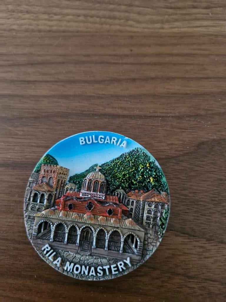 215 Koelkastmagneet Bulgarije Rila Monastery, Ophalen of Verzenden