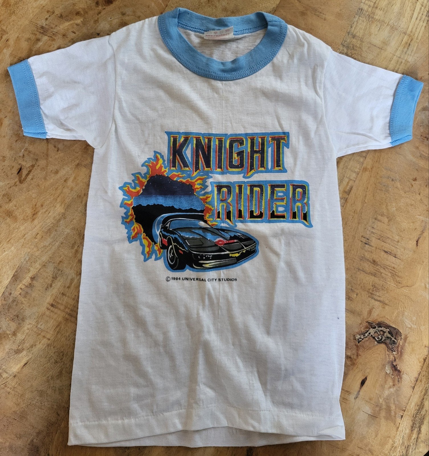 UNIEK: Vintage Knight Rider Shirt (1984) - NIEUW!, Ophalen of Verzenden, Nieuw, Film, Kleding