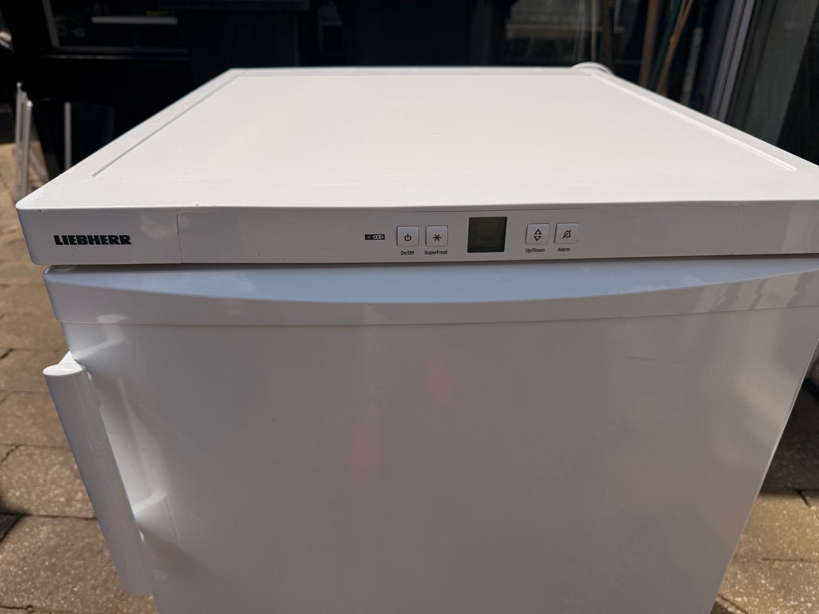 Liebherr tafelmodel vriezer met digitale temperatuurregeling, Minder dan 85 cm, Minder dan 60 cm, Zo goed als nieuw, Energieklasse A of zuiniger