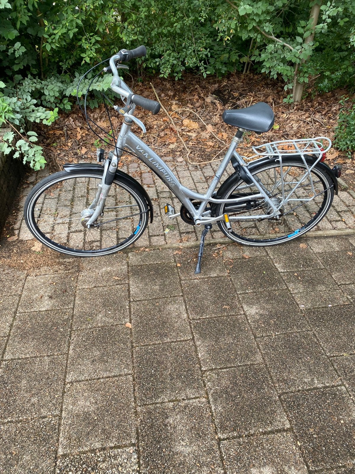 Grijze 28 inch fiets, Minder dan 10 versnellingen, 56 cm of meer, Zo goed als nieuw, Ophalen