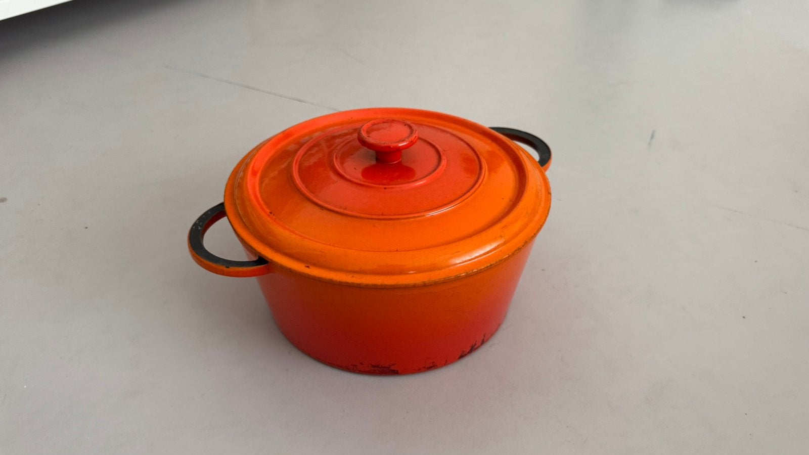 Gietijzeren braadpan, Ophalen of Verzenden, Gebruikt, Gietijzer, Braadpan