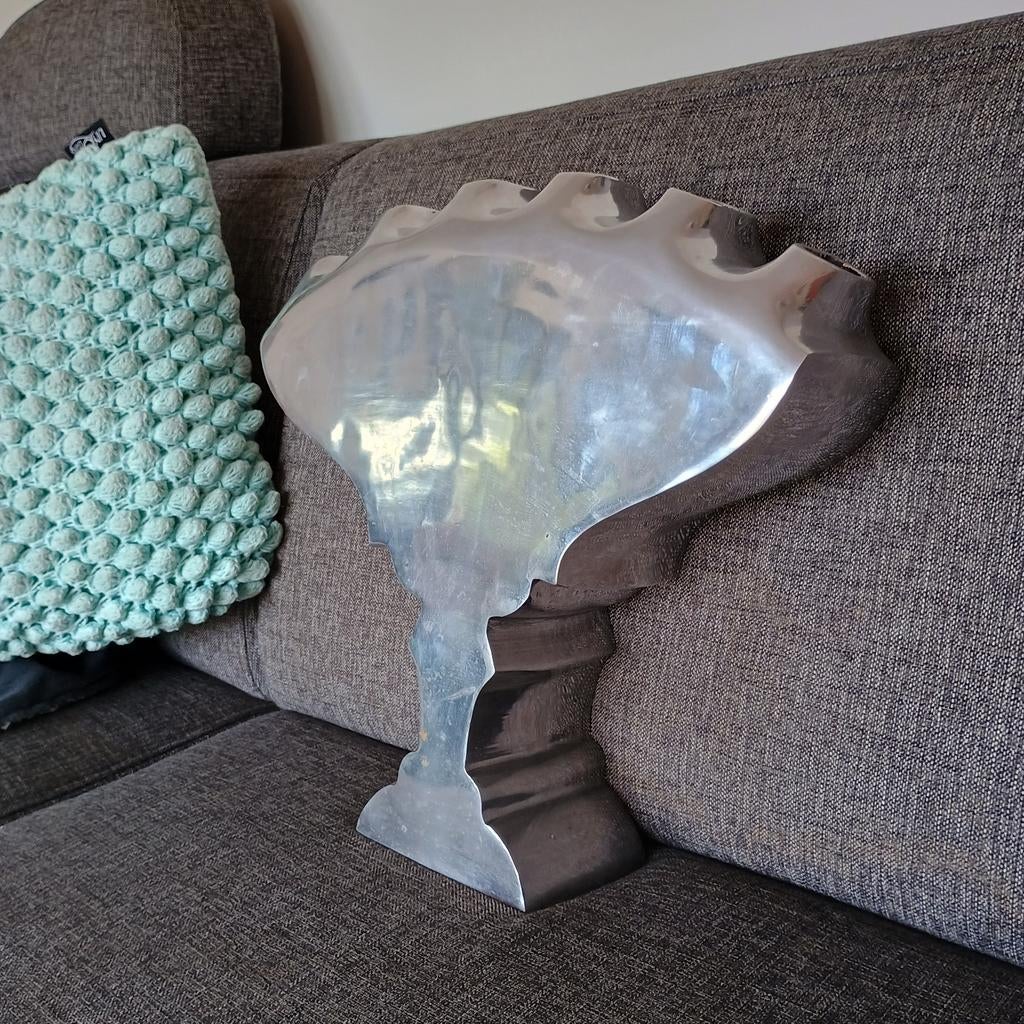 Grote aparte vaas., Huis en Inrichting, Woonaccessoires | Vazen, Ophalen, Overige kleuren, Glas, Minder dan 50 cm
