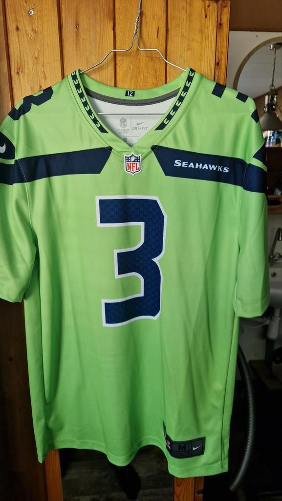 Russell Wilson Seattle Seahawks NFL Jersey - Maat M, Maat 48/50 (M), Nike, Nieuw, Ophalen of Verzenden