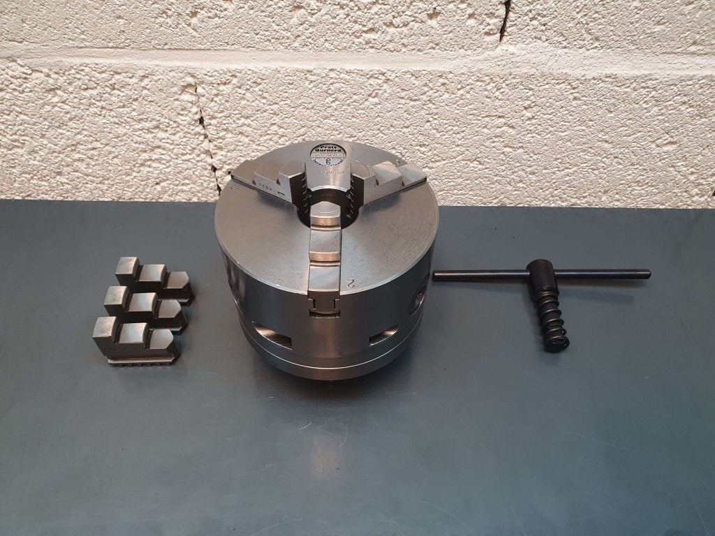 125mm Pratt Burnerd Griptru klauwplaat Camlock D1-3 / D3, Niet ingevuld, Niet ingevuld, Ophalen of Verzenden, Zo goed als nieuw