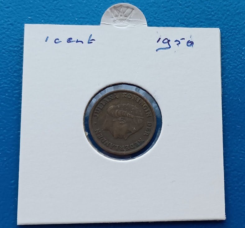 Nederland 1 cent 1950 - Juliana, Postzegels en Munten, Verzenden, Koningin Juliana, 1 cent, Losse munt