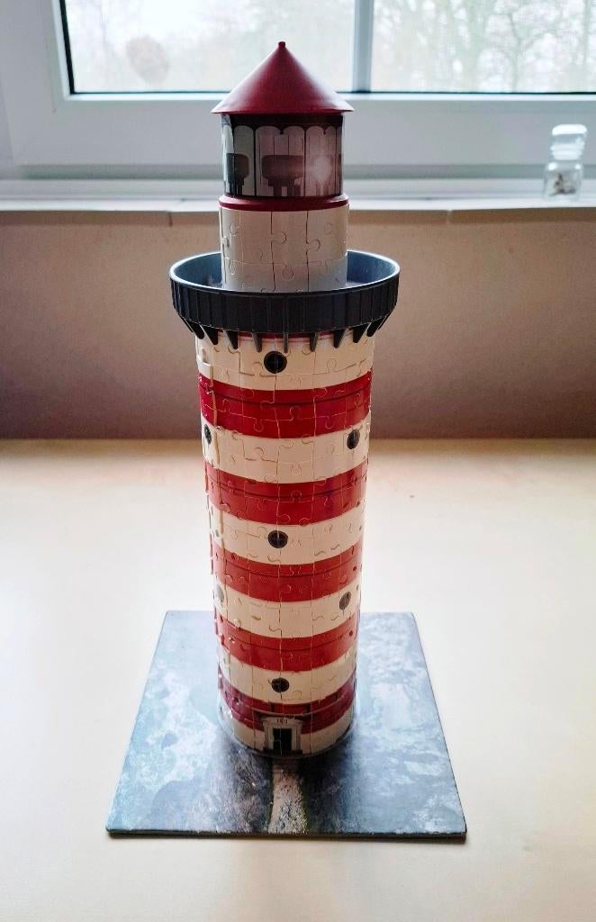3D puzzel vuurtoren | Ravensburger | 216 stukjes, Ophalen of Verzenden, Minder dan 500 stukjes, Gebruikt, Rubik's of 3D-puzzel