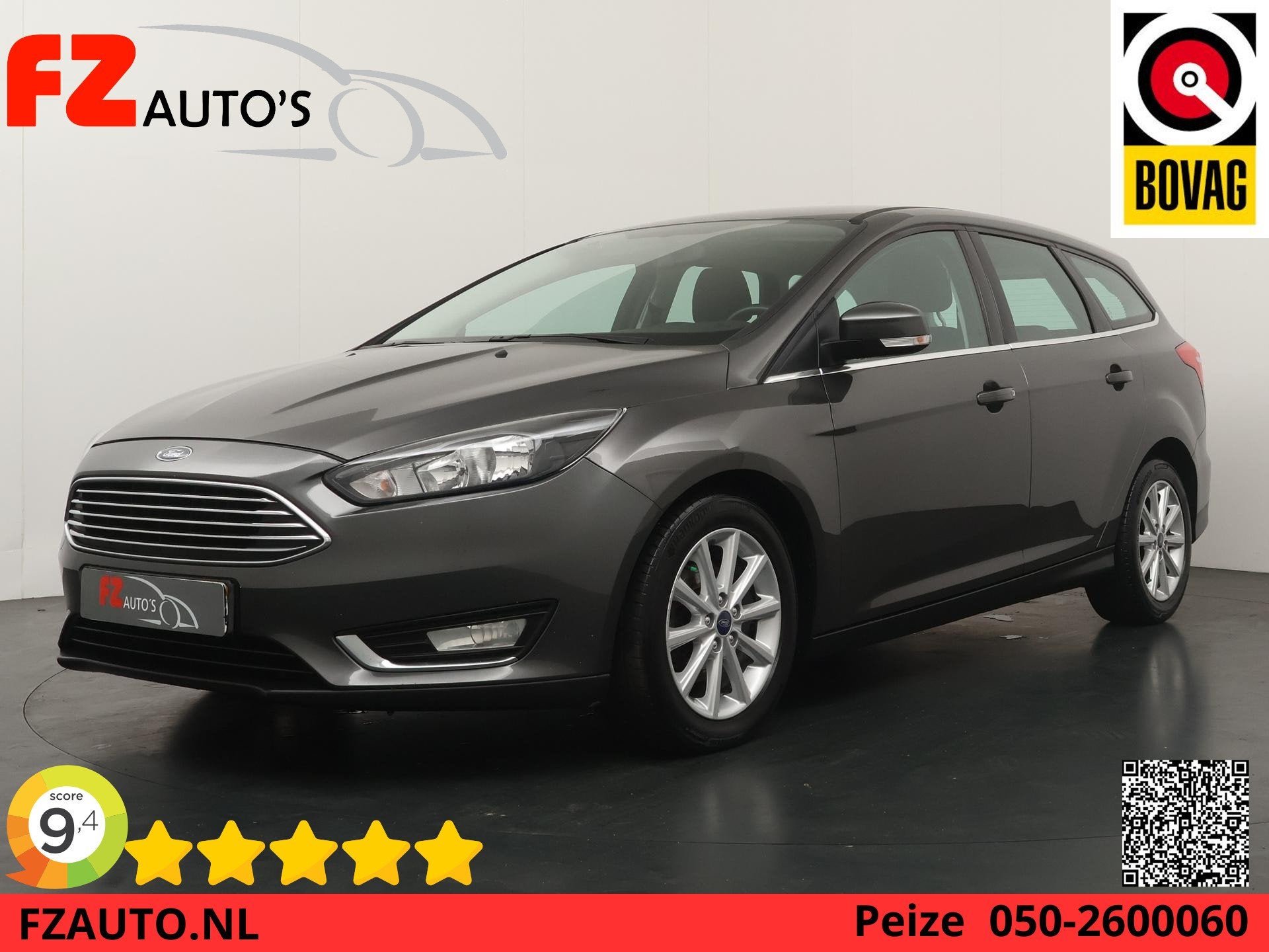 Ford Focus Wagon 1.0 Lease Edition - Navigatie - Climate Con, Gebruikt, Euro 6, Handgeschakeld, 1216 kg