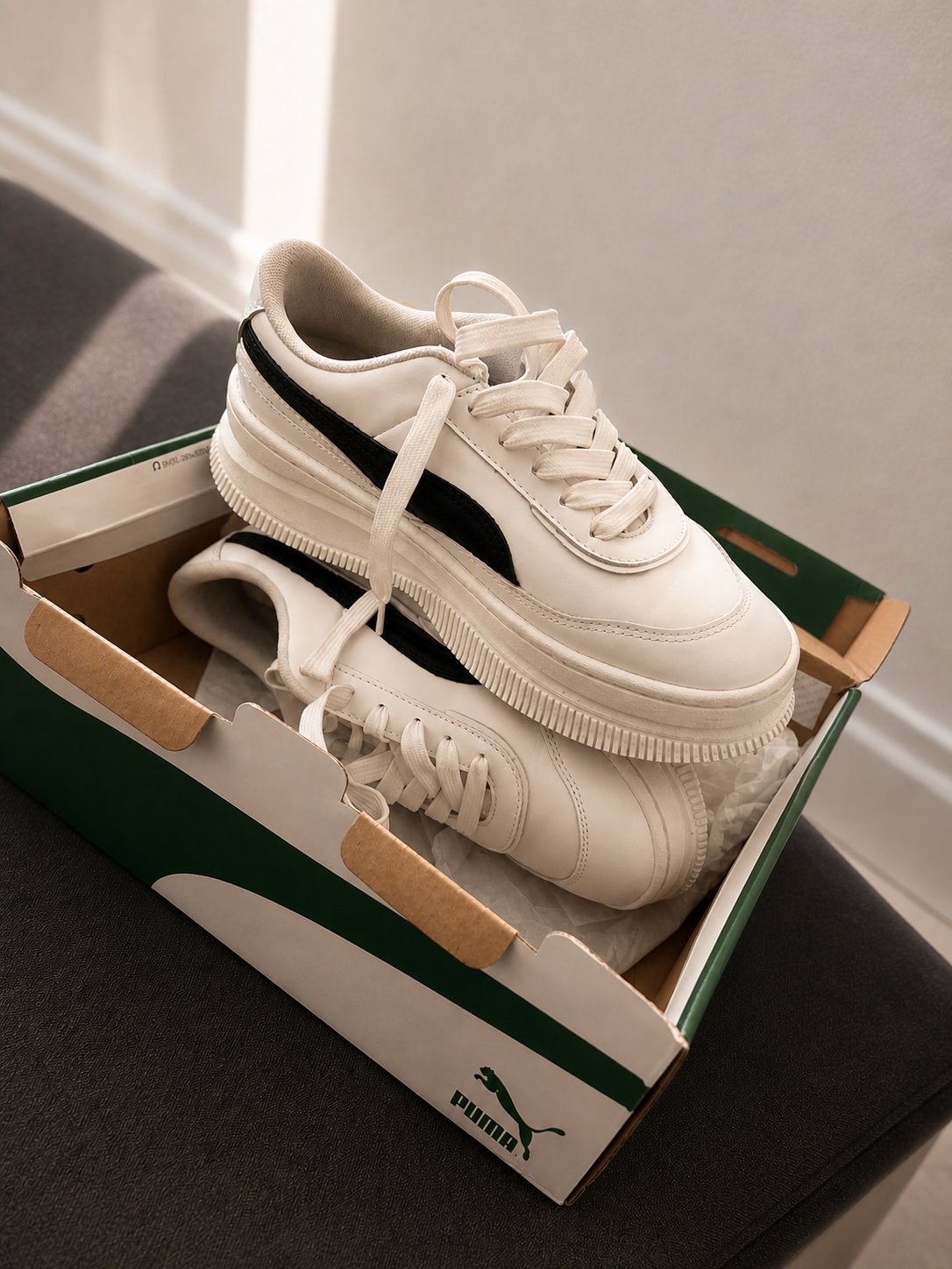 Puma sneakers - zo goed als nieuw, Kleding | Dames, Schoenen, Ophalen of Verzenden, Zo goed als nieuw, Wit, Sneakers of Gympen