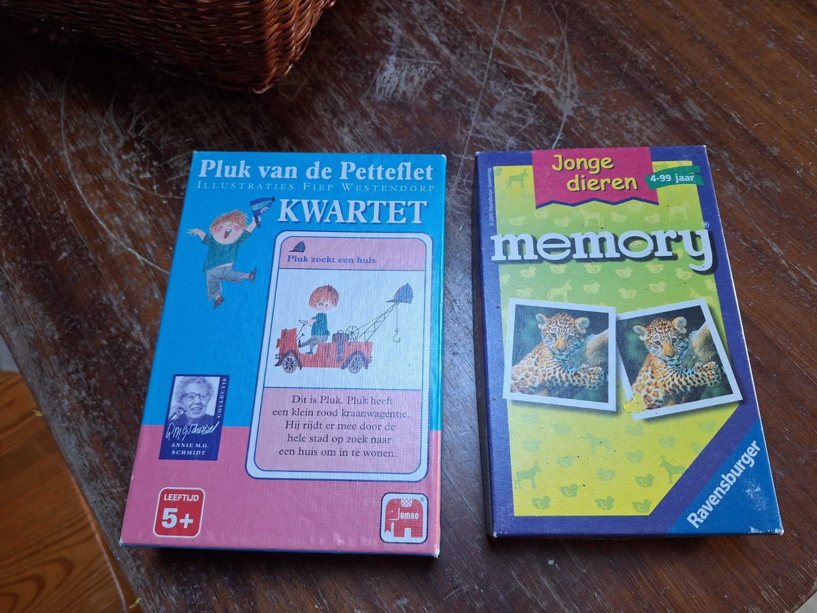 gratis af te halen 2 spelletjes, Verzamelen, Ophalen, Gebruikt, Kwartet(ten)