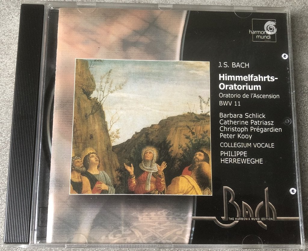 BACH - HIMMELFAHRTS-ORATORIUM - PHILIPPE HERREWEGHE, Cd's en Dvd's, Overige typen, Ophalen of Verzenden, Zo goed als nieuw, Barok