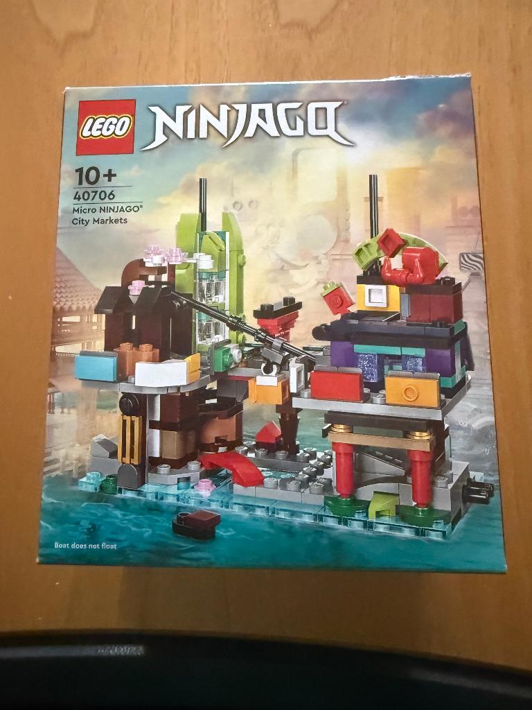 Lego 40706 Ninjago Micro Stadsmarkten, Ophalen, Lego, Nieuw, Ongeopend/sealed