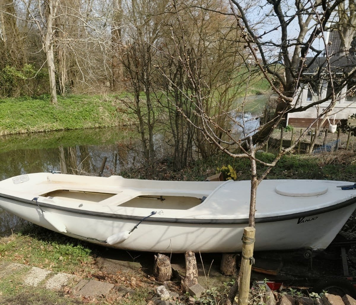 Vanjo roeiboot met Mercury 8.0 buitenboordmotor, Watersport en Boten, Buiten- en Binnenboordmotoren, Ophalen, Gebruikt, 5 tot 10 pk