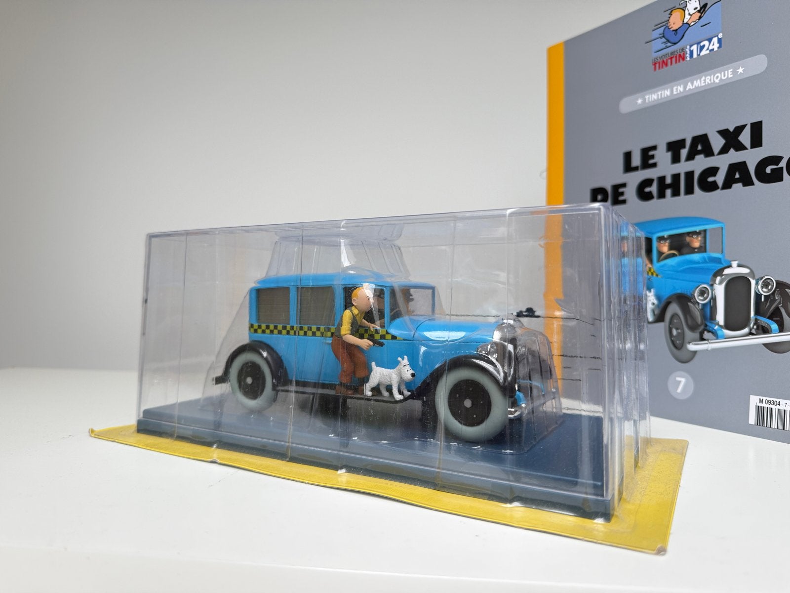 Kuifje auto 1:24 taxi - Le Taxi de Chicago, Hobby en Vrije tijd, Modelauto's | 1:24, Ophalen of Verzenden, Nieuw