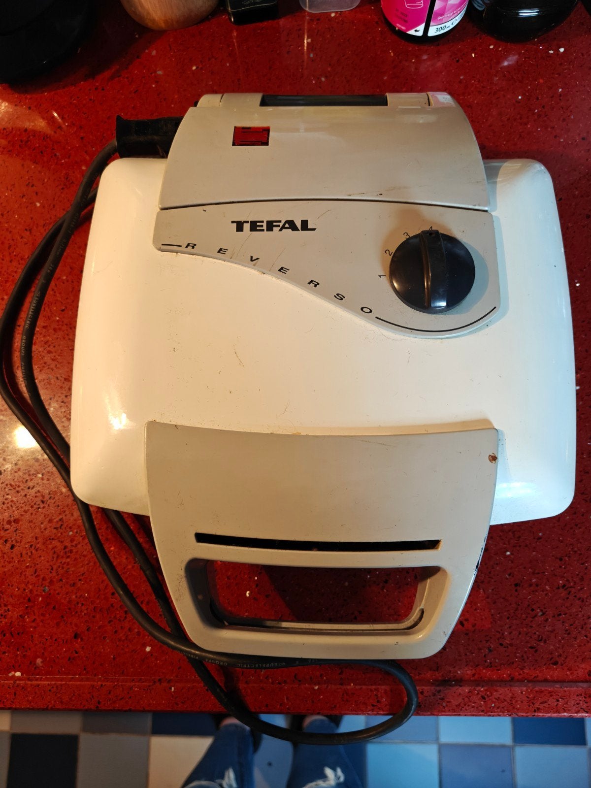 Oud Tefal tosti ijzer, Ophalen, Uitneembare platen, Gebruikt
