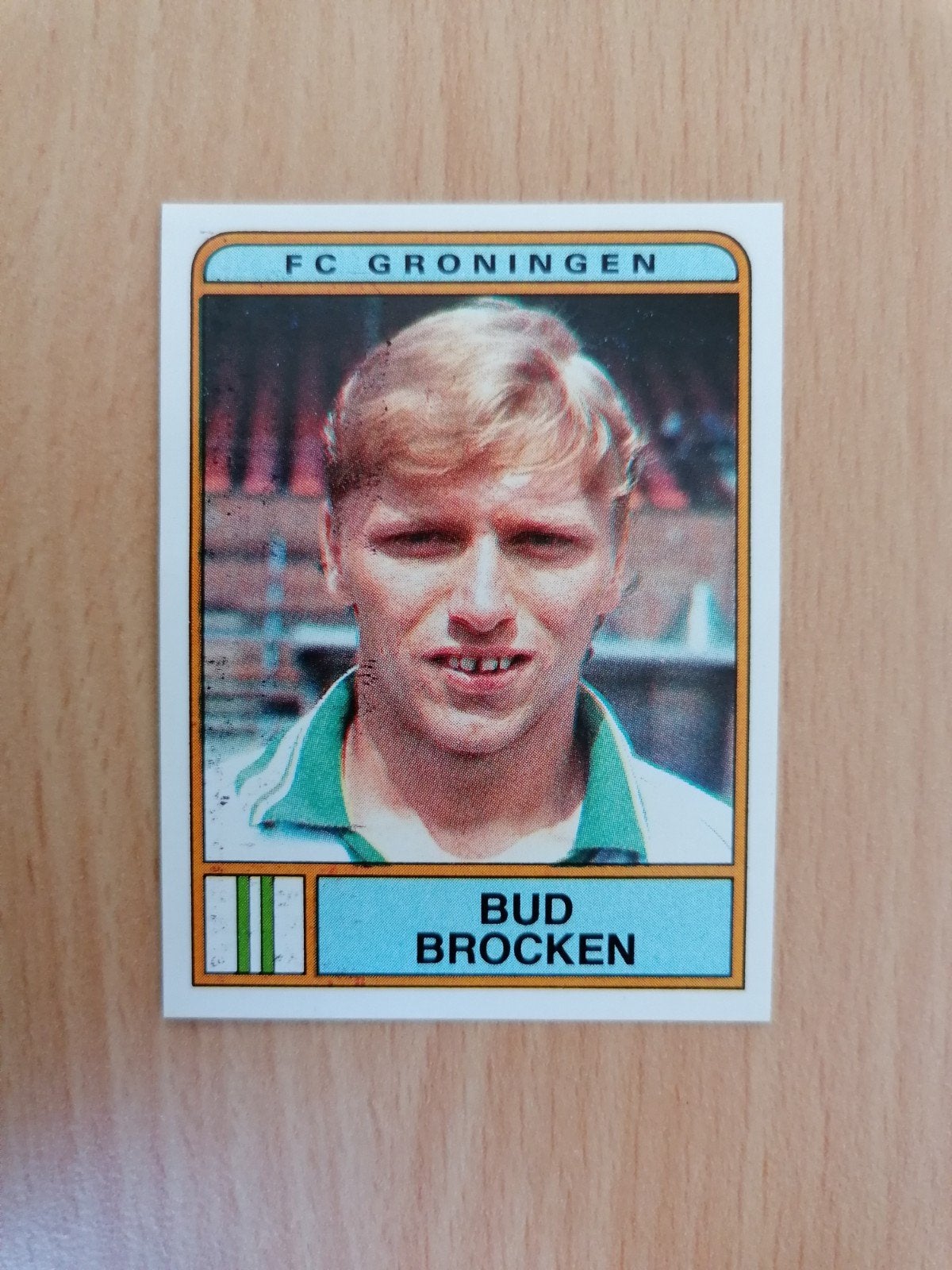 Panini Voetbal 84 #155 Bud Brocken., Ophalen of Verzenden, Zo goed als nieuw, Plaatje