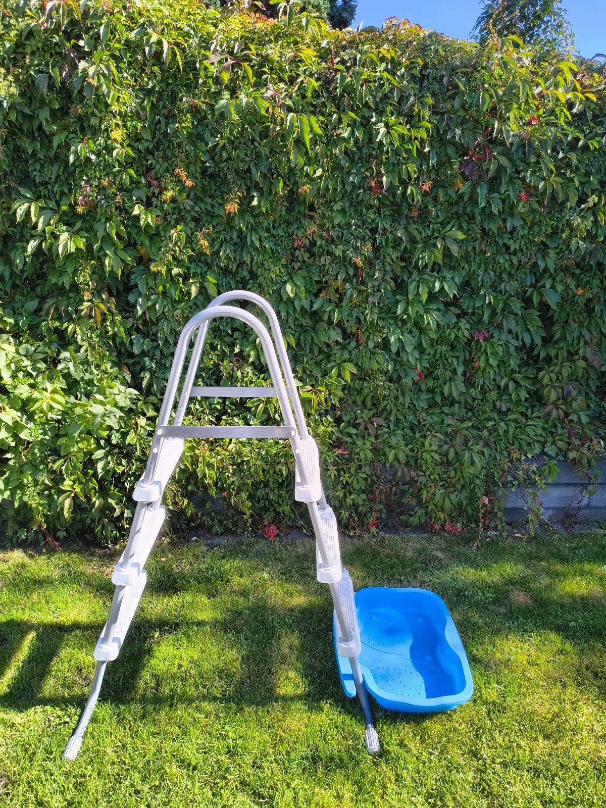Intex Zwembadtrap 91 cm met Voetenbadje, Tuin en Terras, Ophalen, Gebruikt, Ladder