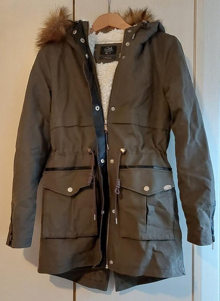 Dames winterjas, Kleding | Dames, Jassen | Winter, Ophalen of Verzenden, Zo goed als nieuw, Maat 34 (XS) of kleiner, Groen