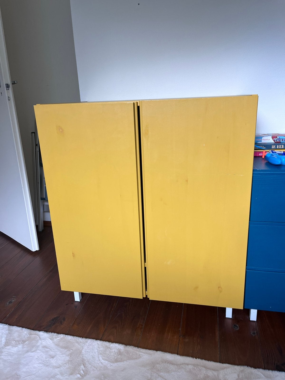 IKEA IVAR Kast - Geel Hout, Ophalen, Gebruikt, 50 tot 100 cm, Minder dan 100 cm