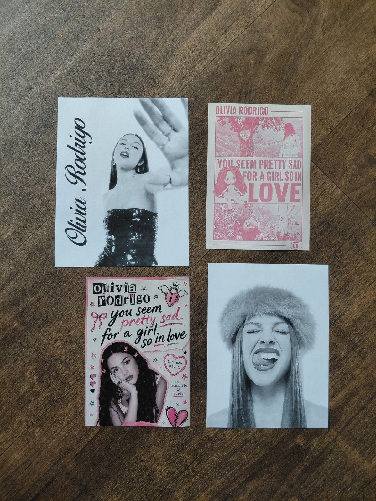 Olivia rodrigo Prints mix set, Verzenden, Print, Print/reproductie, Origineel