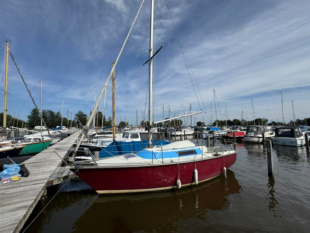 Dufour 24 zeilboot opknapper volvo Penta inboard dieselmotor, Ophalen, Gebruikt, Diesel, Tourjacht of Cruiser