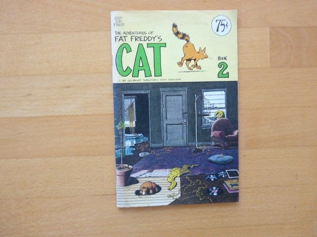 The adventures of Fat Freddy’s Cat Book 2 Gilbert Shelton,, Eén comic, Ophalen of Verzenden, Zo goed als nieuw, Amerika
