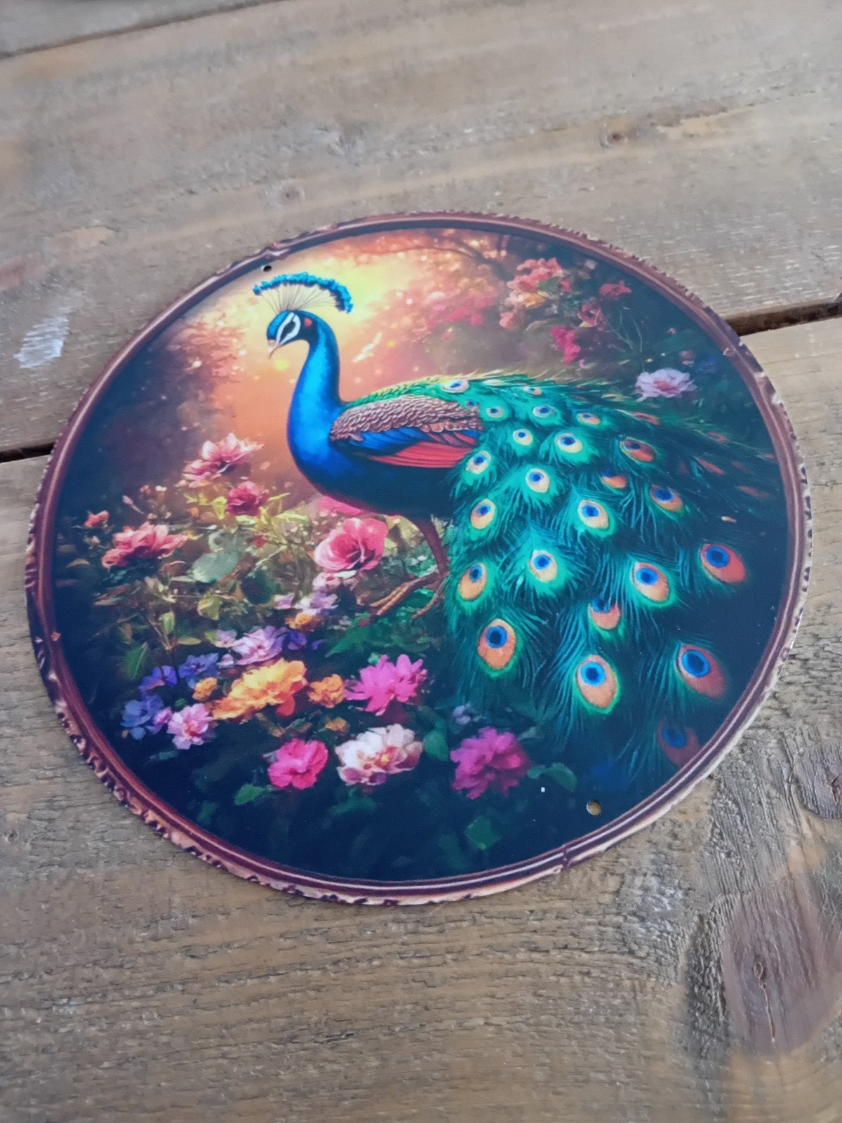 Muurcirkel 20 cm buiten/binnen, Ophalen of Verzenden, Nieuw, 20 cm, Metaal