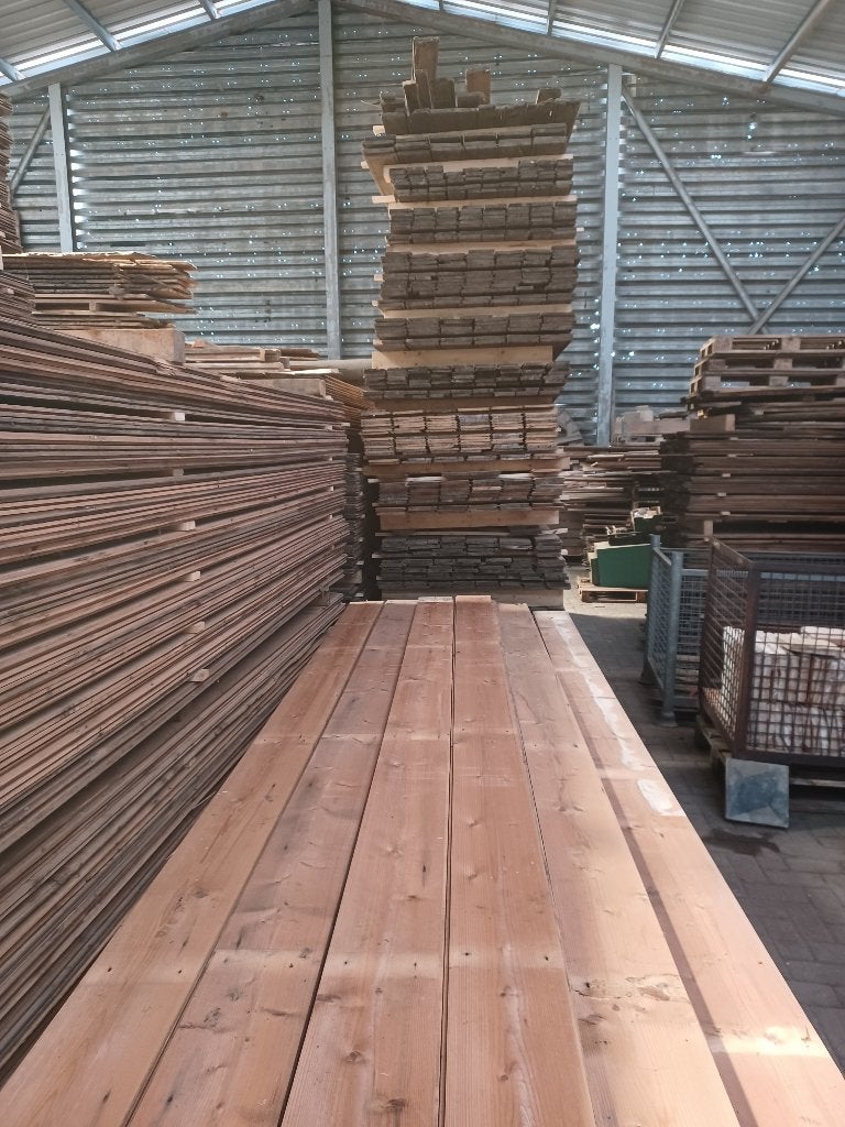 Dakhout, ca.13/14 cm breed en ca, 16,5 cm breed, Ophalen, Gebruikt, Minder dan 25 mm, Plank