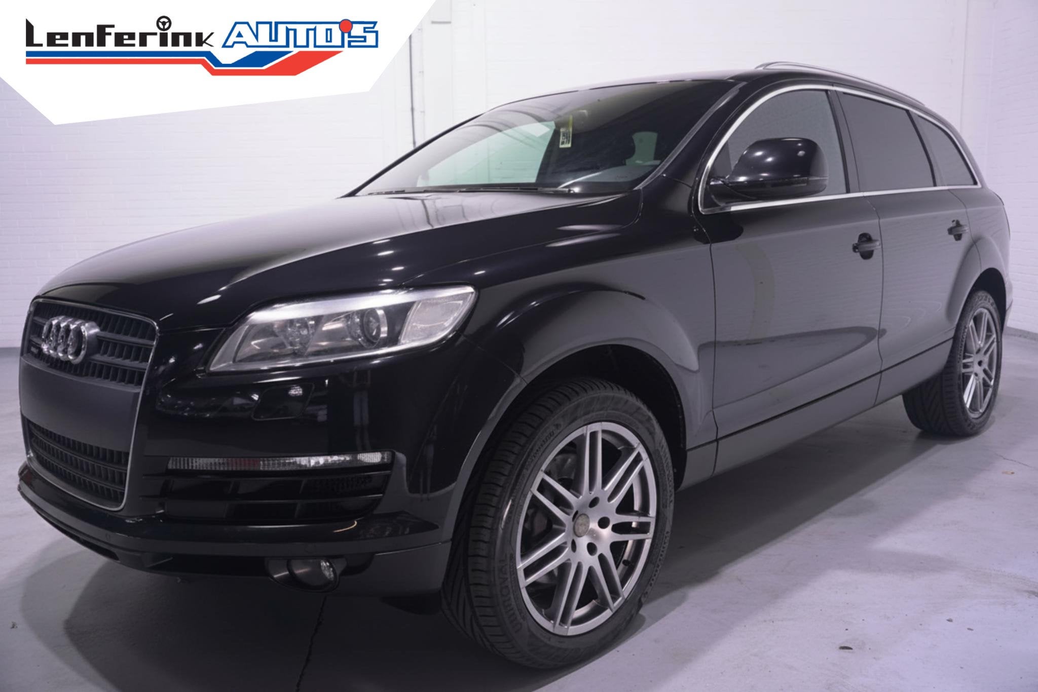 Audi Q7 3.0 TDI quattro Clima Stoelverwarming Leder Trekhaak, Automaat, Gebruikt, Zwart, Bedrijf