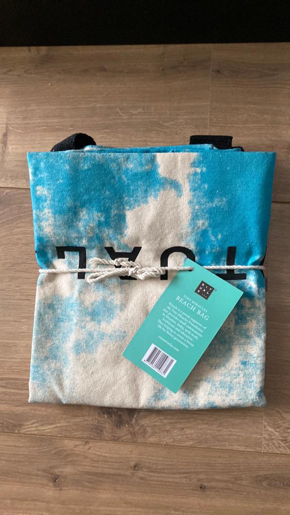 RITUALS strand tas ‘Tiny miracle beach bag’, 30 cm of meer, Blauw, Nieuw, Ophalen of Verzenden