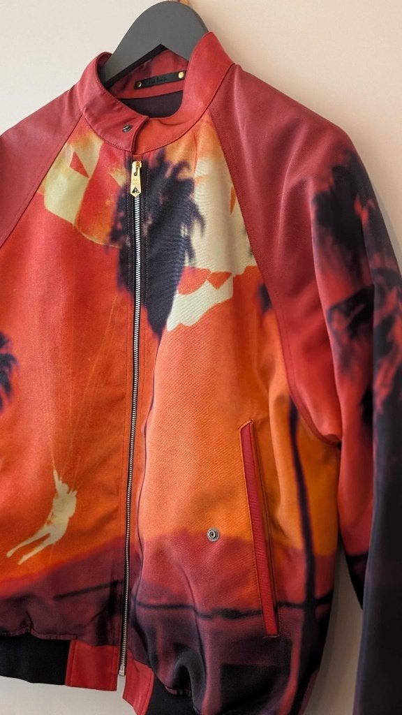 Paul Smith palm print bomber jacket, Paul Smith, Maat 48/50 (M), Oranje, Ophalen of Verzenden