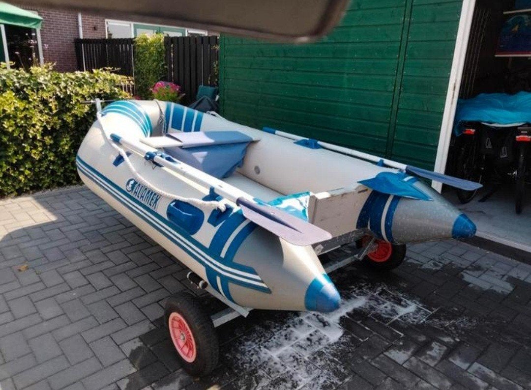 Talamex rubberboot met Mercury 4-takt 4pk buitenboordmotor, Ophalen, Gebruikt