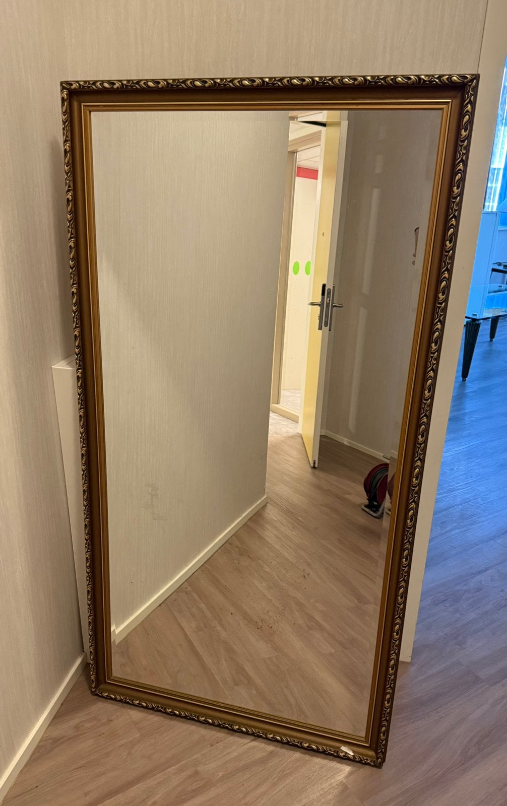 Grote spiegel, Huis en Inrichting, Woonaccessoires | Spiegels, Ophalen, Zo goed als nieuw, Rechthoekig, 150 tot 200 cm