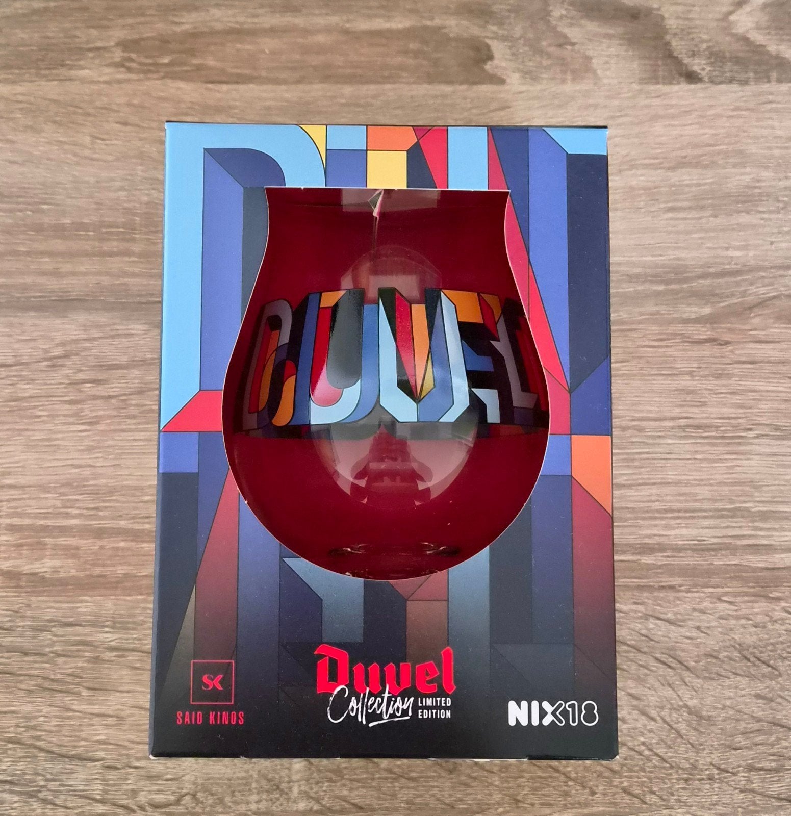 Duvel Collection Limited Edition Said Kinos NIX18 glas, Ophalen of Verzenden