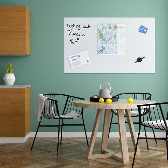 Wit magneetbord glas 100x60 cm, Ophalen, Helmond / Someren, Nieuw, Babijhandel@gmail.com