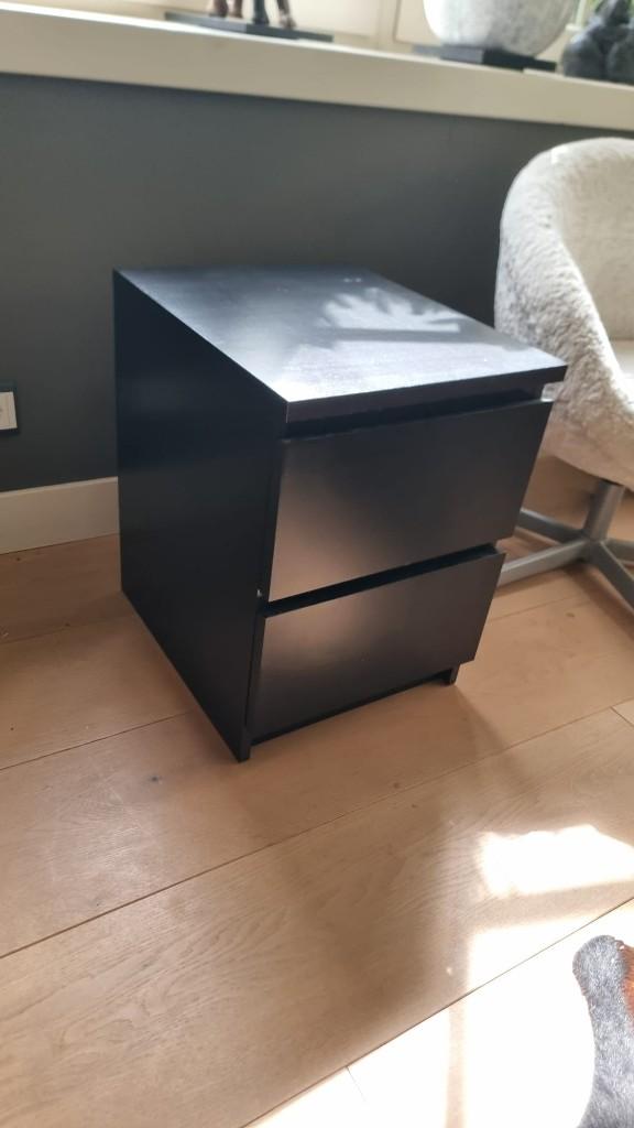 Nachtkastje met lades, Huis en Inrichting, Ophalen, Minder dan 45 cm