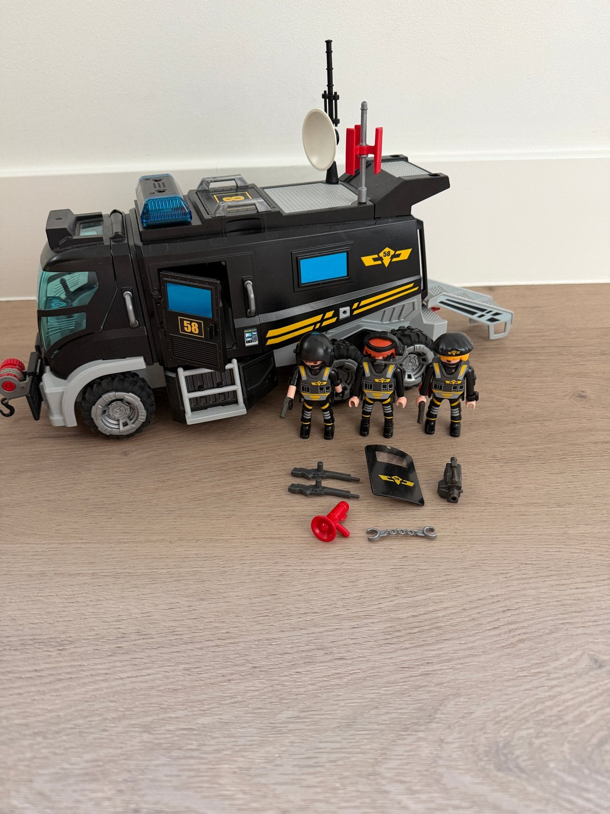 Playmobil City Action 9360 – SIE-truck met licht en geluid, Gebruikt, Complete set, Voertuig, Ophalen of Verzenden