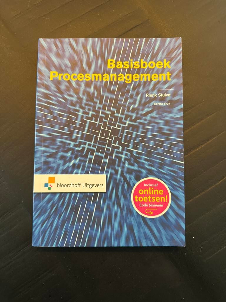 Basisboek Procesmanagement, Boeken, Ophalen of Verzenden, Gamma, Gelezen, Niet van toepassing