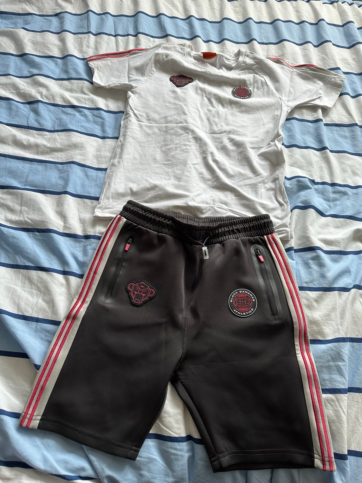 JR. Setje: T-shirt en korte broek maat 152, Kinderen en Baby's, Kinderkleding | Maat 152, Ophalen of Verzenden, Gebruikt, Jongen
