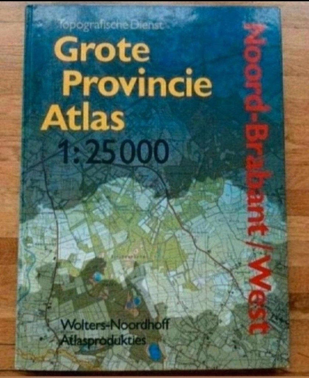 Grote provincie atlas noord brabant west
Wolters noordhoff a, Ophalen of Verzenden, 1800 tot 2000, Nederland, Landkaart
