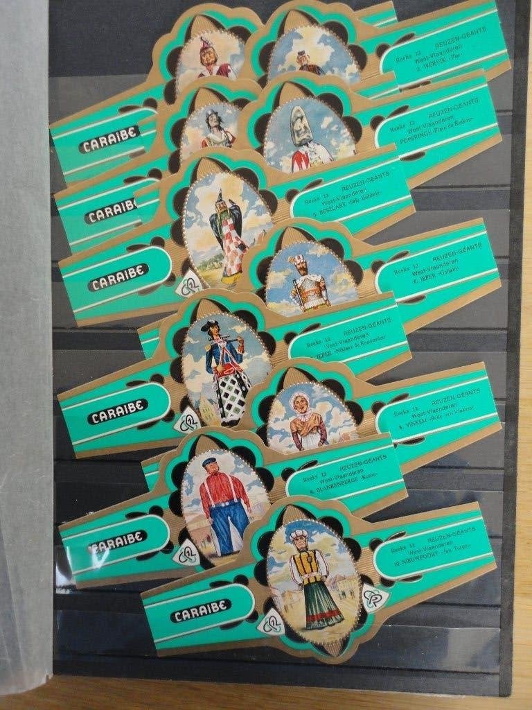 sigarenbandjes 57= 10st reuzen groen, Verzamelen, Ophalen of Verzenden, Sigarenbandjes