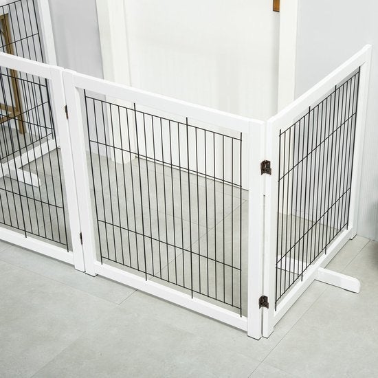 Houten Hondenhek – Hondenbarrière – Veiligheidshek, Corvance B.V., Verzenden, Nieuw, Corvancebol@gmail.com