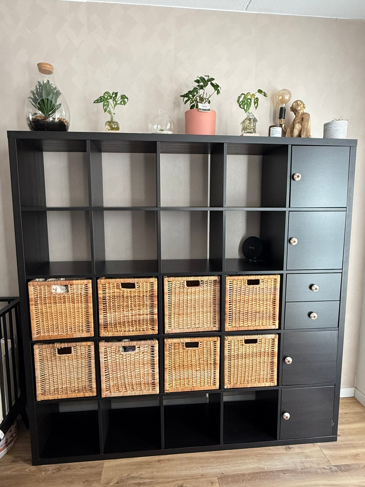 Ikea Kallax | 5x5 vakken, Ophalen, Gebruikt, Met deur(en), 150 tot 200 cm