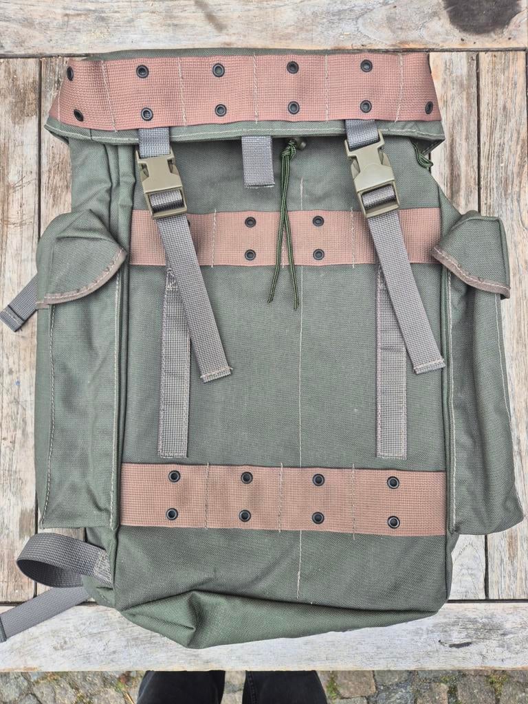 Vintage leger rugzak - Stevige Groene Backpack, Ophalen of Verzenden, Rugzak